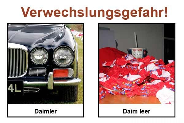 Verwechslungsgefahr