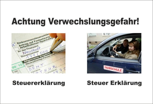 Verwechslungsgefahr